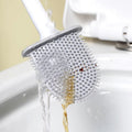 Silicone Toilet Brush Wall-Mounted, Anti-Drip Cleaner | Velvet Wipe