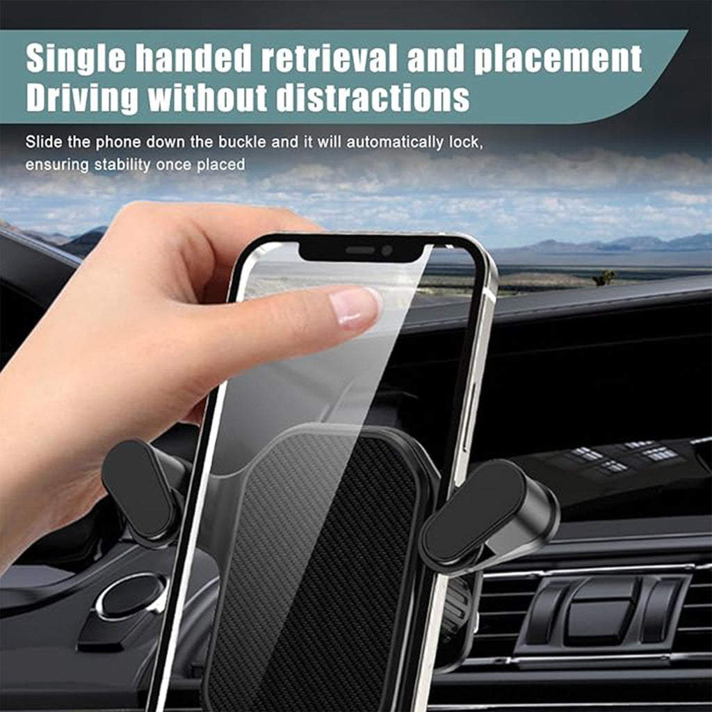 ALVENZA Car Mobile Holder – Gravity Auto-Locking Air Vent Mount