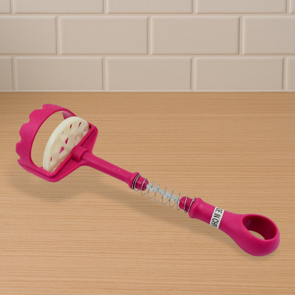 Potato Masher Ergonomic & Durable Stainless Steel Kitchen Tool - Front View