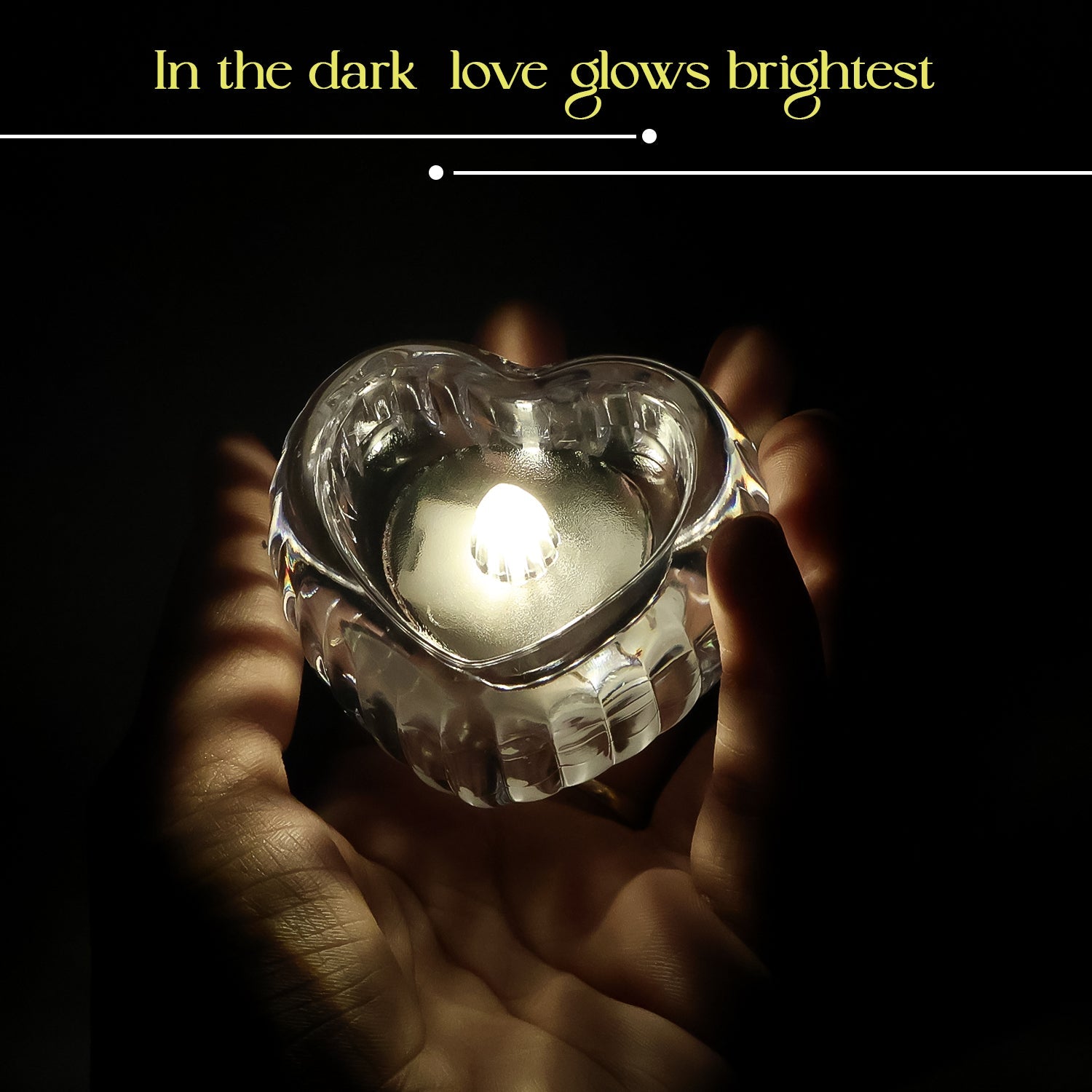 ALVENZA LED Crystal Tealight Candles – Elegant Flameless Warm Glow (6 Pc)