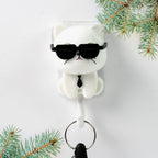 Cat Wall Hook Cute Sunglasses Design, Self-Adhesive | Styleva - Front View