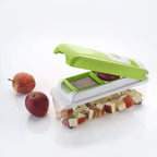 ALVENZA Manual Vegetable Slicer – 13-in-1 Multi-Cutter | Quickslice
