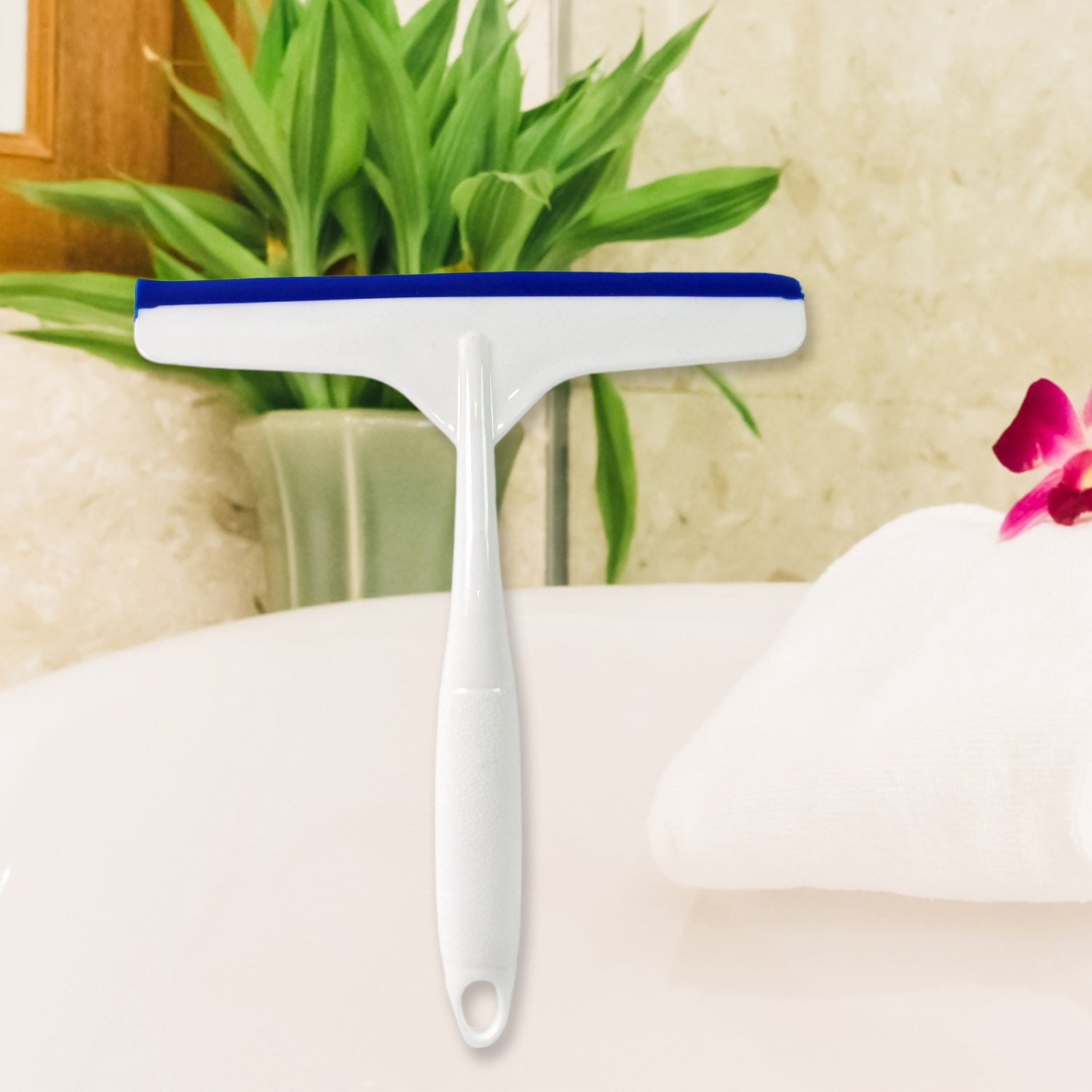 Kitchen Wiper Silicone Head, Multi-Surface Cleaner | Velvet Wipe - Front View