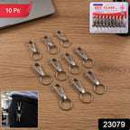 ALVENZA Heavy Duty Metal Keychain Clip – Durable & Multipurpose Accessory