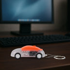 ALVENZA Mini Car LED Keychain Light – Bright Flashing Headlights Toy