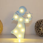 LED Angel Night Light Battery Operated Room Decor | Deskrova - Detail View 6