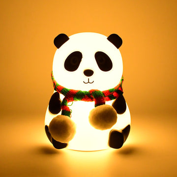 Panda Night Light – 7-Color LED Touch Sensor Lamp