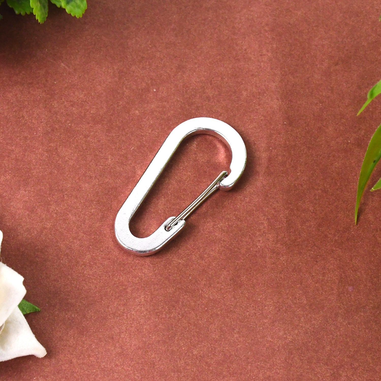 ALVENZA Small Snap Hook Clasps Loop Belt – Durable Steel Keychain Clip