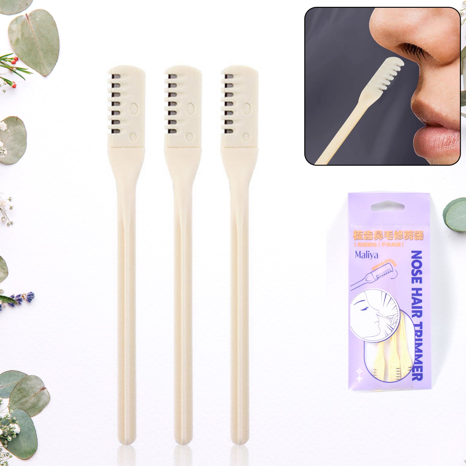 Nose Hair Trimmer Painless 3-in-1 Grooming Kit | PureBeard