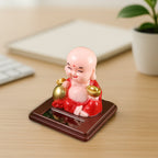 ALVENZA Solar Buddha Car Ornament – Moving Head Dashboard Decor | PowerXpert