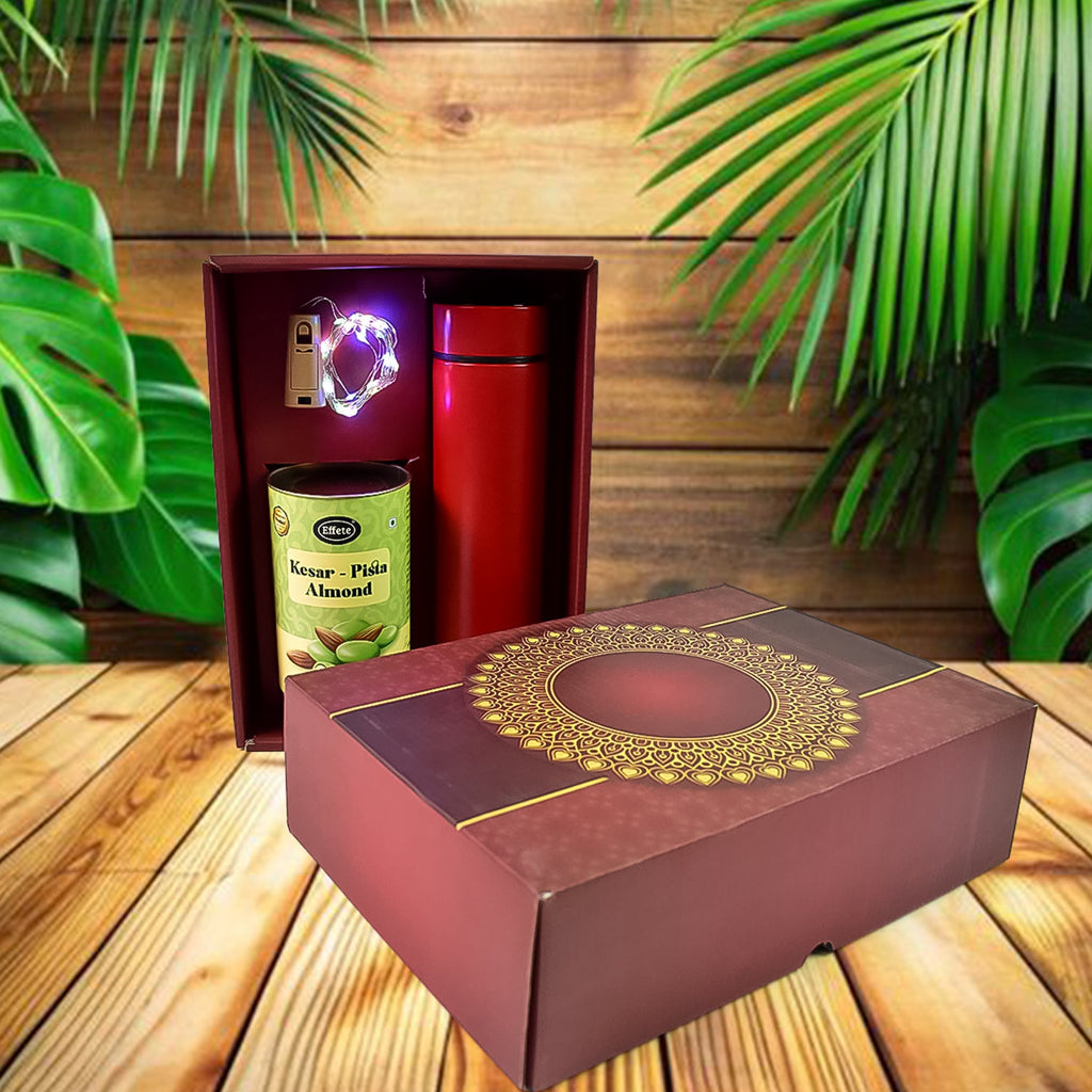 ALVENZA Personalized Gift Set – Smart Bottle, Chocolate & Keychain | CustomSpot