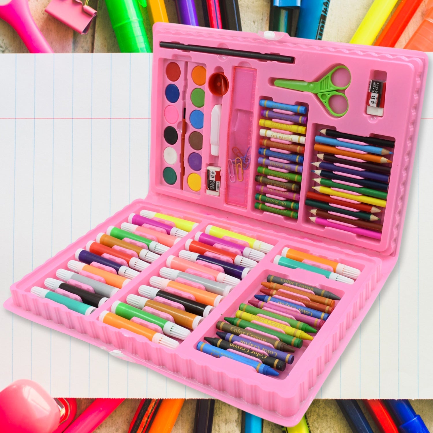 Kids Art Set 86 Pcs Coloring & Drawing Kit