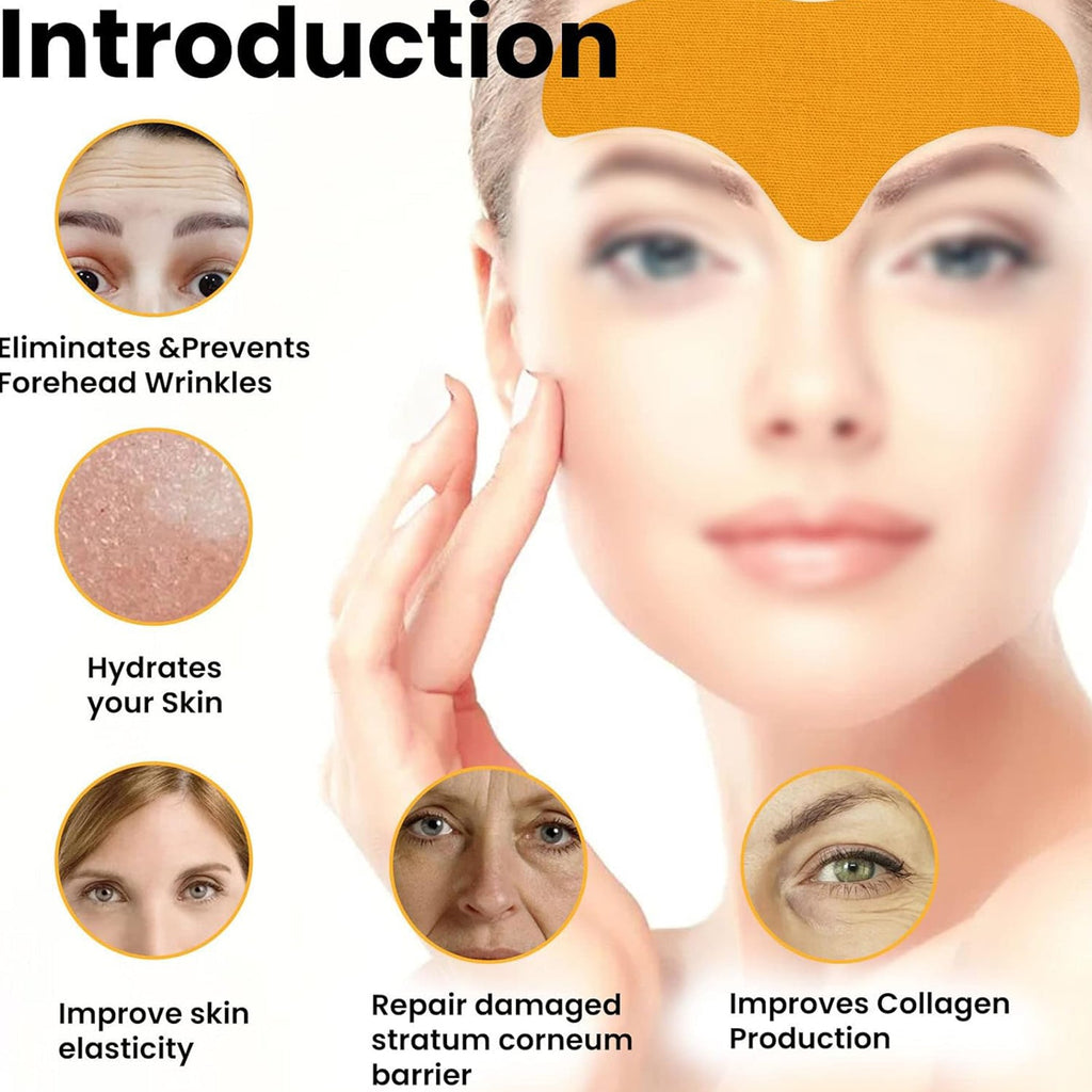 Forehead Wrinkle Patches (10 Pcs) Anti-Aging Pads | GlowForm - Detail View 5