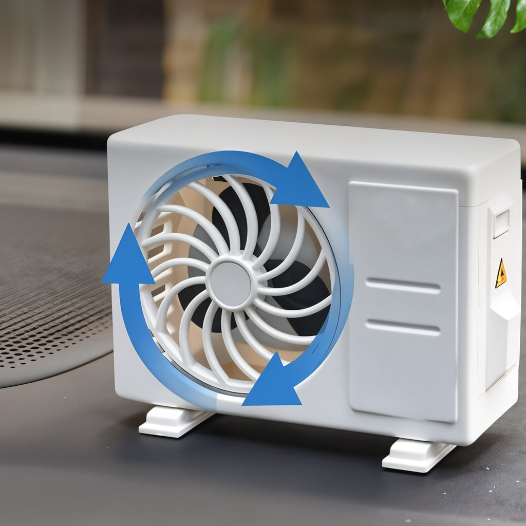 ALVENZA Solar-Powered Car Air Freshener – Built-in Perfume Diffuser