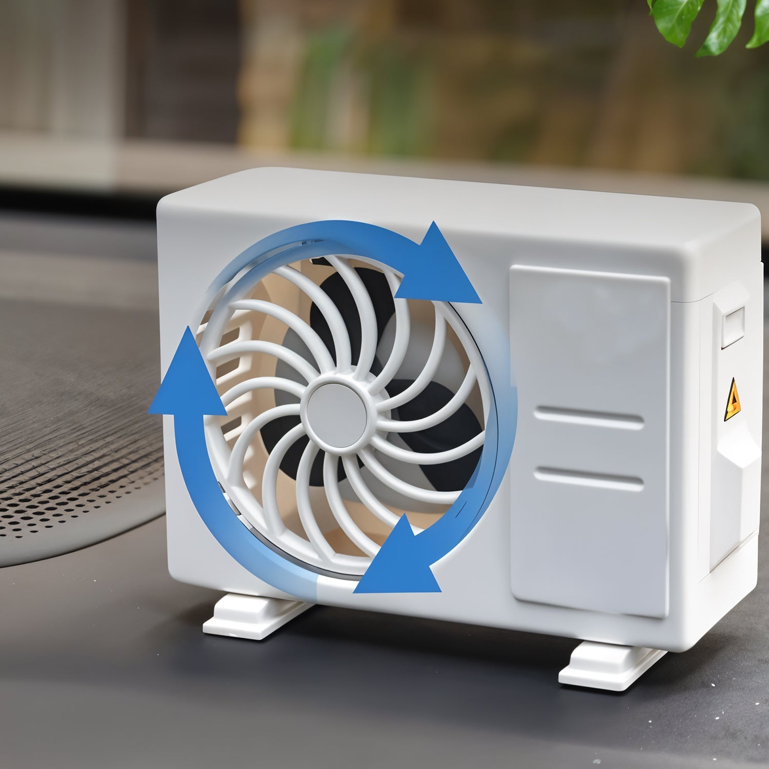 ALVENZA Solar-Powered Car Air Freshener – Built-in Perfume Diffuser
