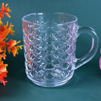 ALVENZA Glass Coffee Mugs – 225ml Heat-Resistant Set of 6 | Indo Glow