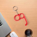 ALVENZA Dual-Finger Mobile Stand Keyring – Lightweight 2-in-1 Phone Holder