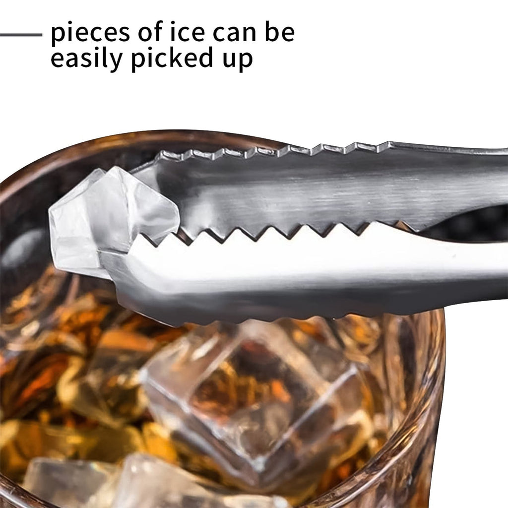 Stainless Steel Tongs 13cm Ice & Sugar Serving | Quickslice - Back View