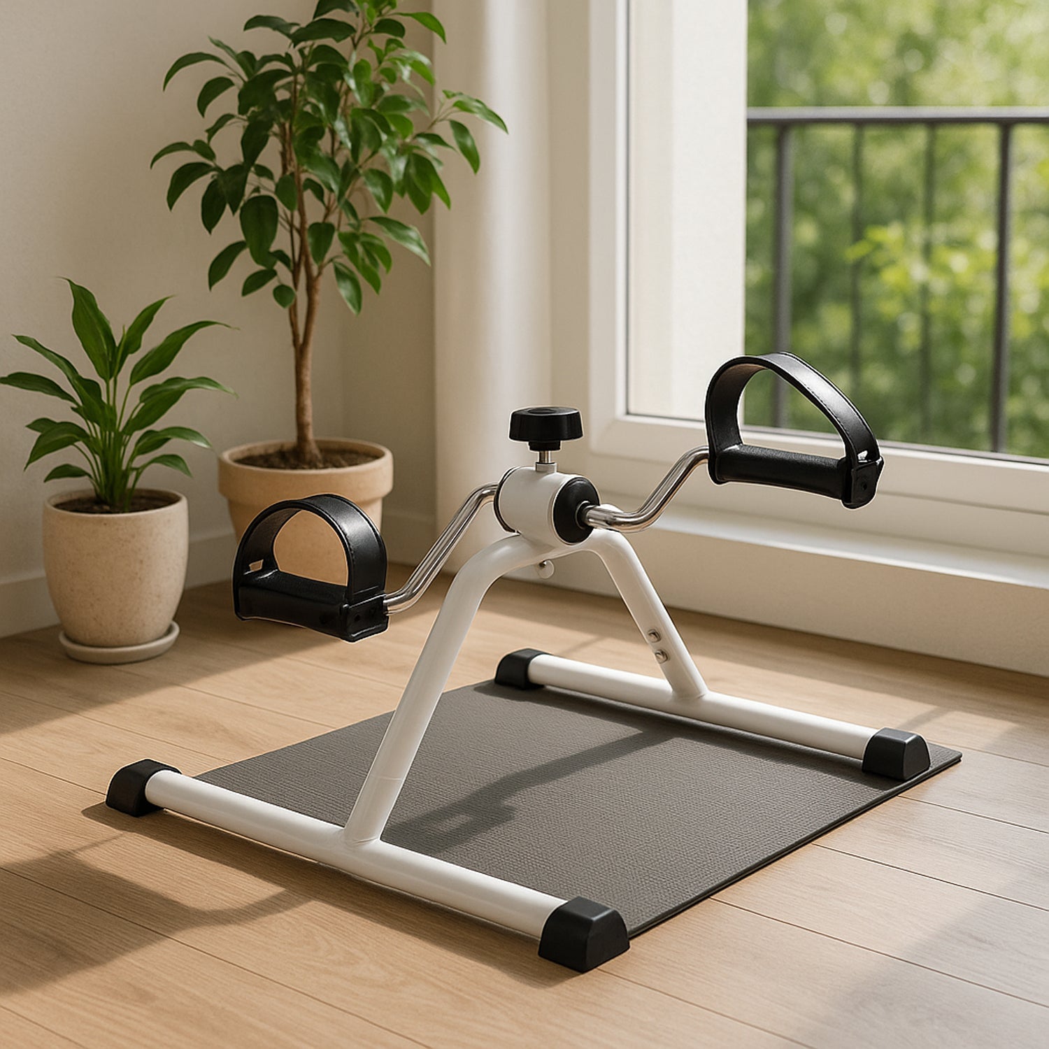 Mini Pedal Exerciser Compact & Portable Home Workout Equipment