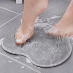 Silicone Foot Scrubber Mat Soft Bristles for Easy Foot Care