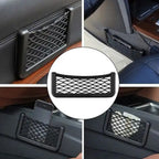 ALVENZA Car Seat Organizer – Mesh Storage for Phone & Purse | Velvet Wheels