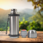 ALVENZA Stainless Steel Coffee Vacuum Flask – 750ml Portable Bottle
