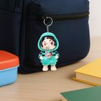 ALVENZA Cartoon Character Keychain – Durable PVC Cute Mini Figure