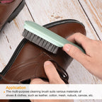 Shoe & Clothes Cleaning Brush Soft Bristle Scrubber | Velvet Wipe - Back View
