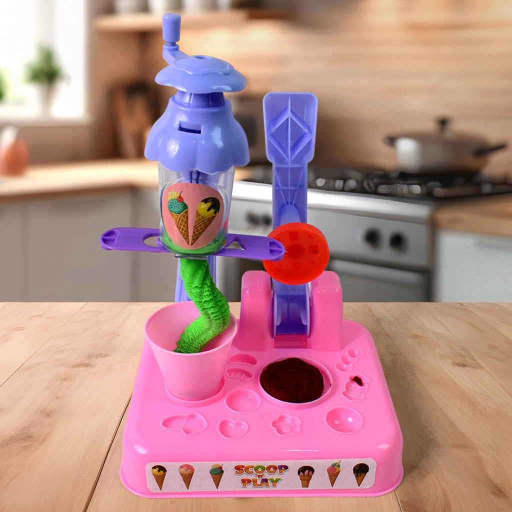 ALVENZA Play Dough Set – Ice Cream Maker & Scoop Kit | Aditi