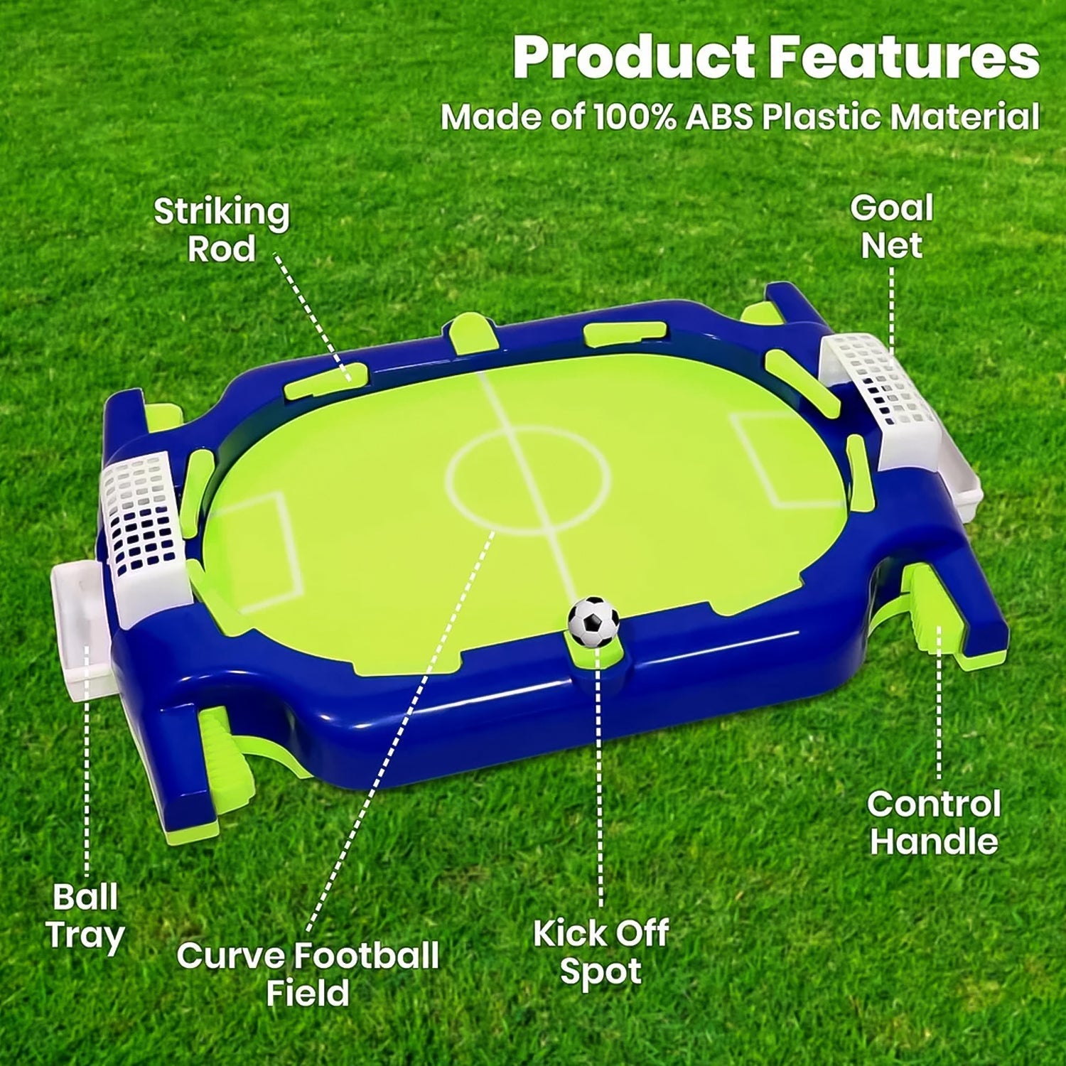 ALVENZA Tabletop Football Flickers Game – Interactive Indoor Soccer Fun