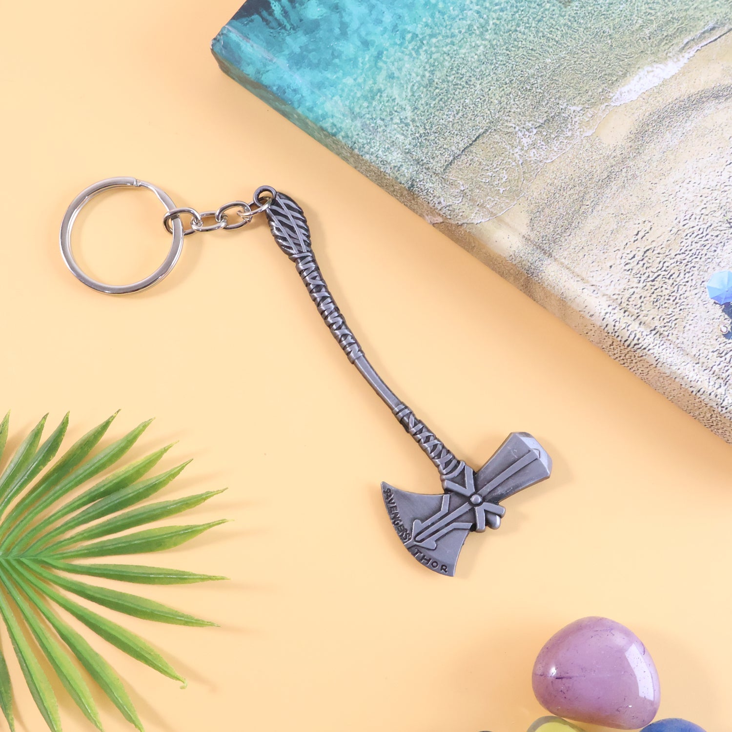 ALVENZA Axe Keychain – Durable Premium Metal 3D Design Accessory