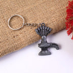 ALVENZA Shiva Lingam Metal Keychain – Durable Spiritual Accessory