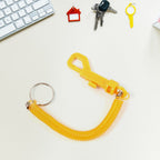 ALVENZA Retractable Keychain – Durable Coiled Key Holder with Carabiner