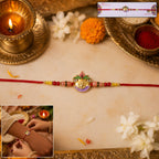 ALVENZA Ganesh Beaded Rakhi – Traditional & Beautiful Brother Gift