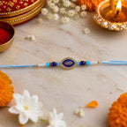 ALVENZA Evil Eye Beaded Rakhi – Stylish traditional sibling gift