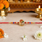 ALVENZA Traditional Ganesh Beaded Rakhi – Embrace Festive Bonding