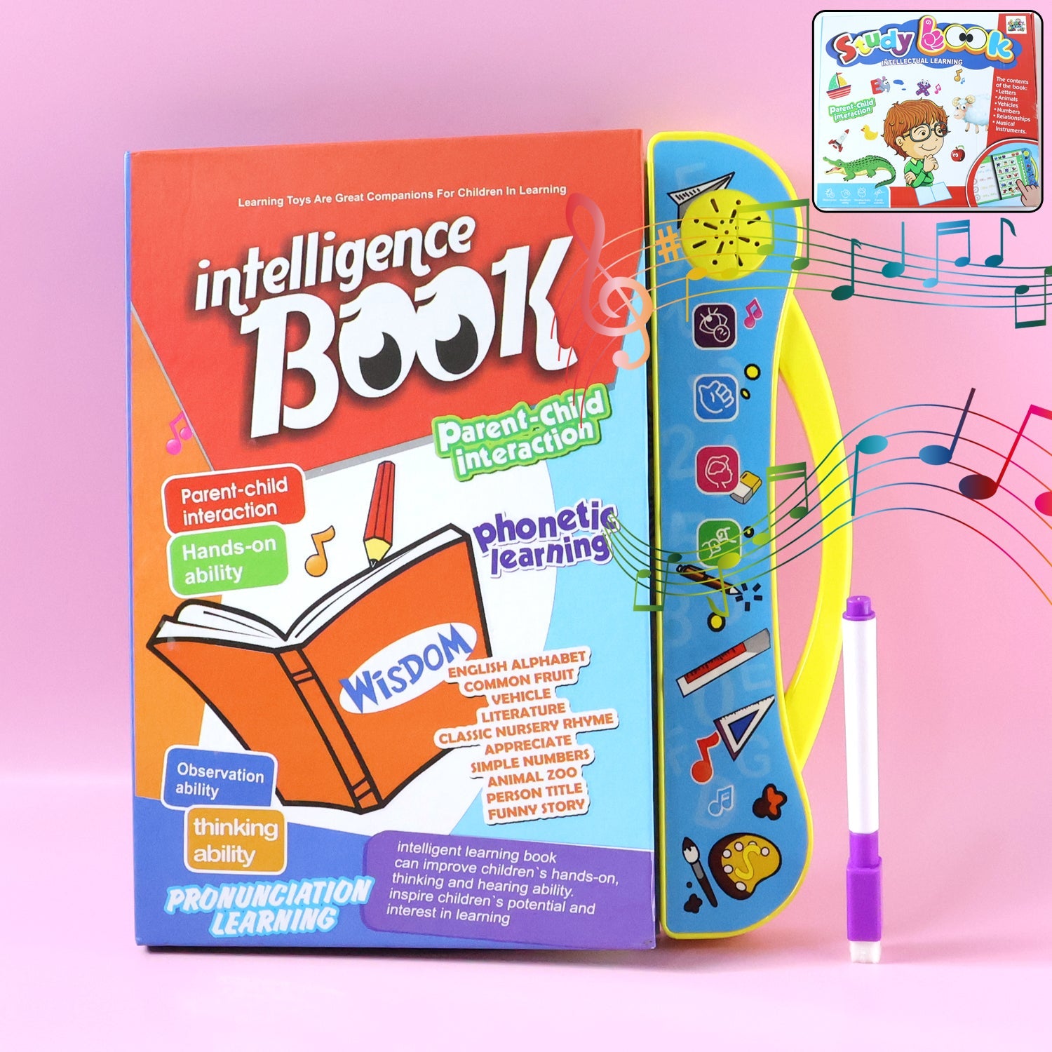 ALVENZA Interactive Learning Book for Kids – Sound & Phonics Fun