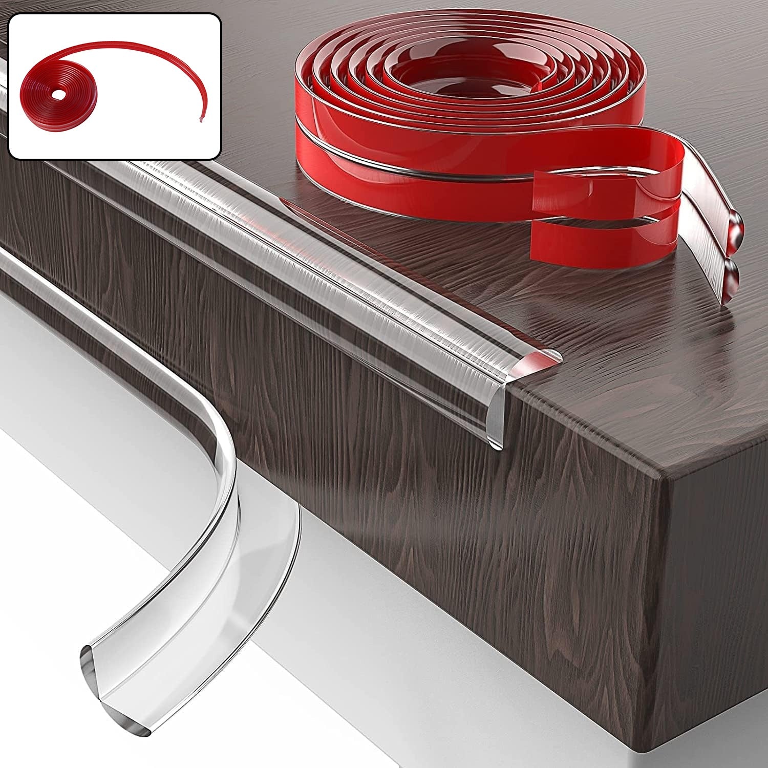 Soft Adhesive Edge Protector 3 Meter Safety Guard for Furniture