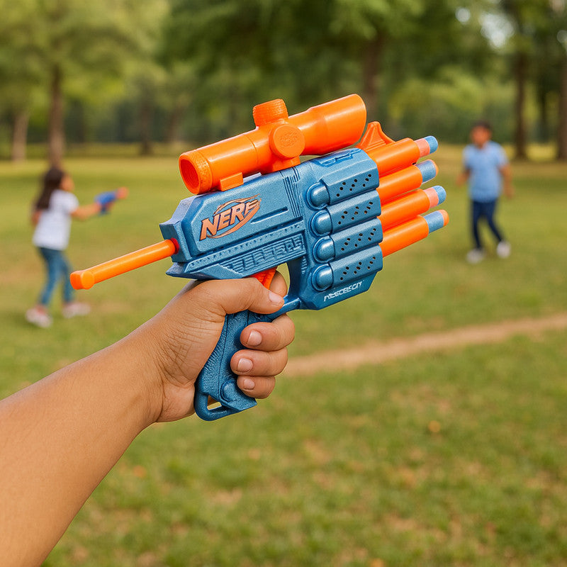 ALVENZA Nerf Elite 2.0 Prospect Compact Foam Dart Blaster for Indoor & Outdoor Fun