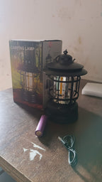 Rechargeable LED Camping Lantern Retro Dimmable Light | Garden Vera - Detail View 7