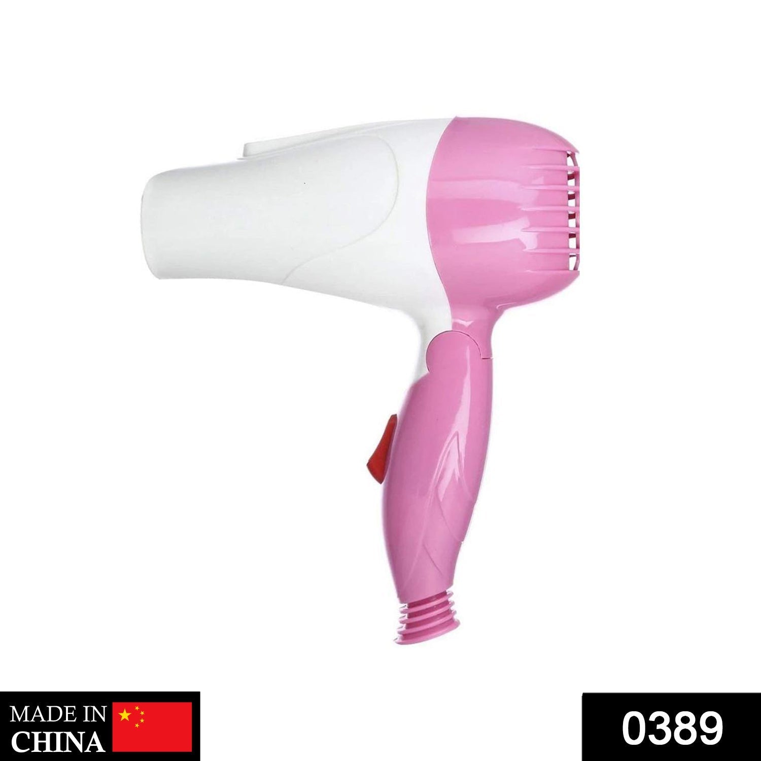 Folding Hair Dryer – 2 Speed Control & Compact | Calm & Curl