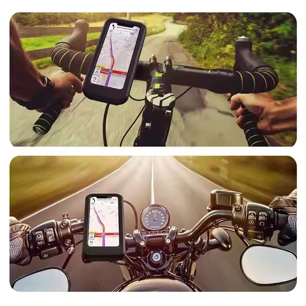 ALVENZA Waterproof Bike Phone Mount – 360° Rotation & Universal | Indo Glow