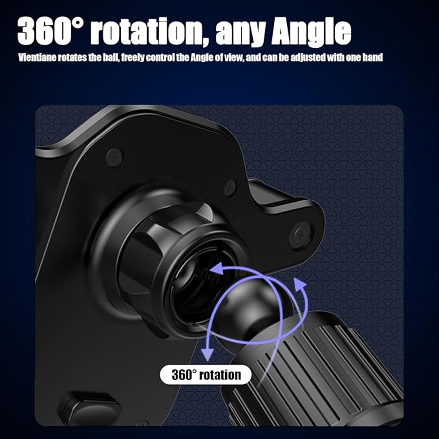 ALVENZA Gravity Car Phone Holder – Secure Auto-Clamping Mount