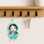 ALVENZA Cartoon Character Keychain – Durable PVC Cute Mini Figure