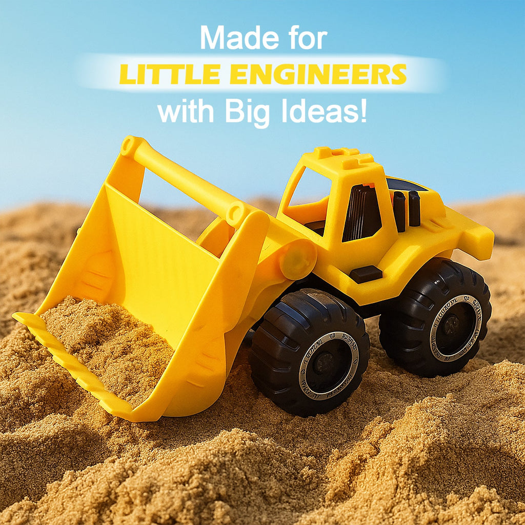 Friction-Powered Construction Toy Durable & Battery-Free Play Vehicle - Detail View 6