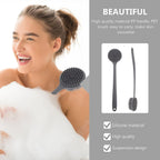 Silicone Back Scrubber Brush – Long Handle for Gentle Exfoliation