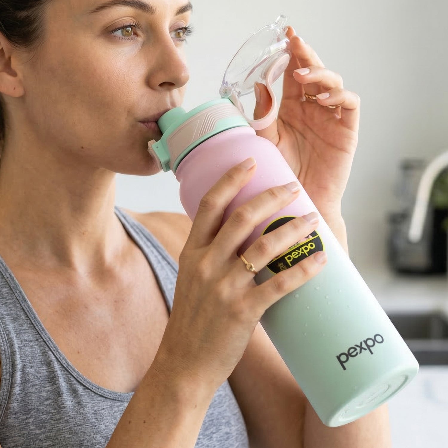 ALVENZA Insulated Stainless Steel Water Bottle – Hot & Cold Retention for Active Use