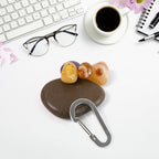 ALVENZA Small Snap Hook Clasps Loop Belt – Durable Steel Keychain Clip