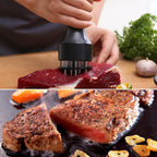 Meat Tenderizer Tool Stainless Steel Needle for Juicier Meats | ToolMate Pro - Back View