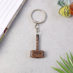 ALVENZA Metal Hammer Keychain – Durable Zinc Alloy Mini Keyring